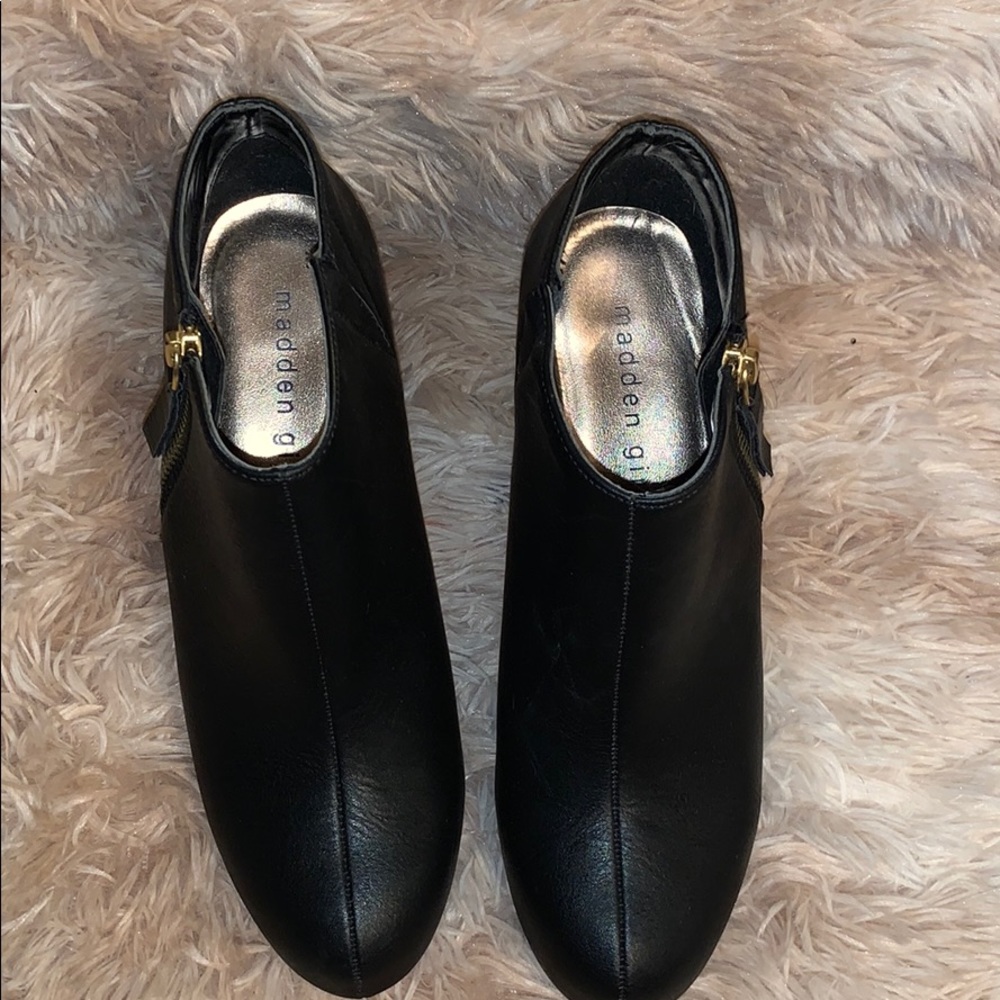 Black ankle booties